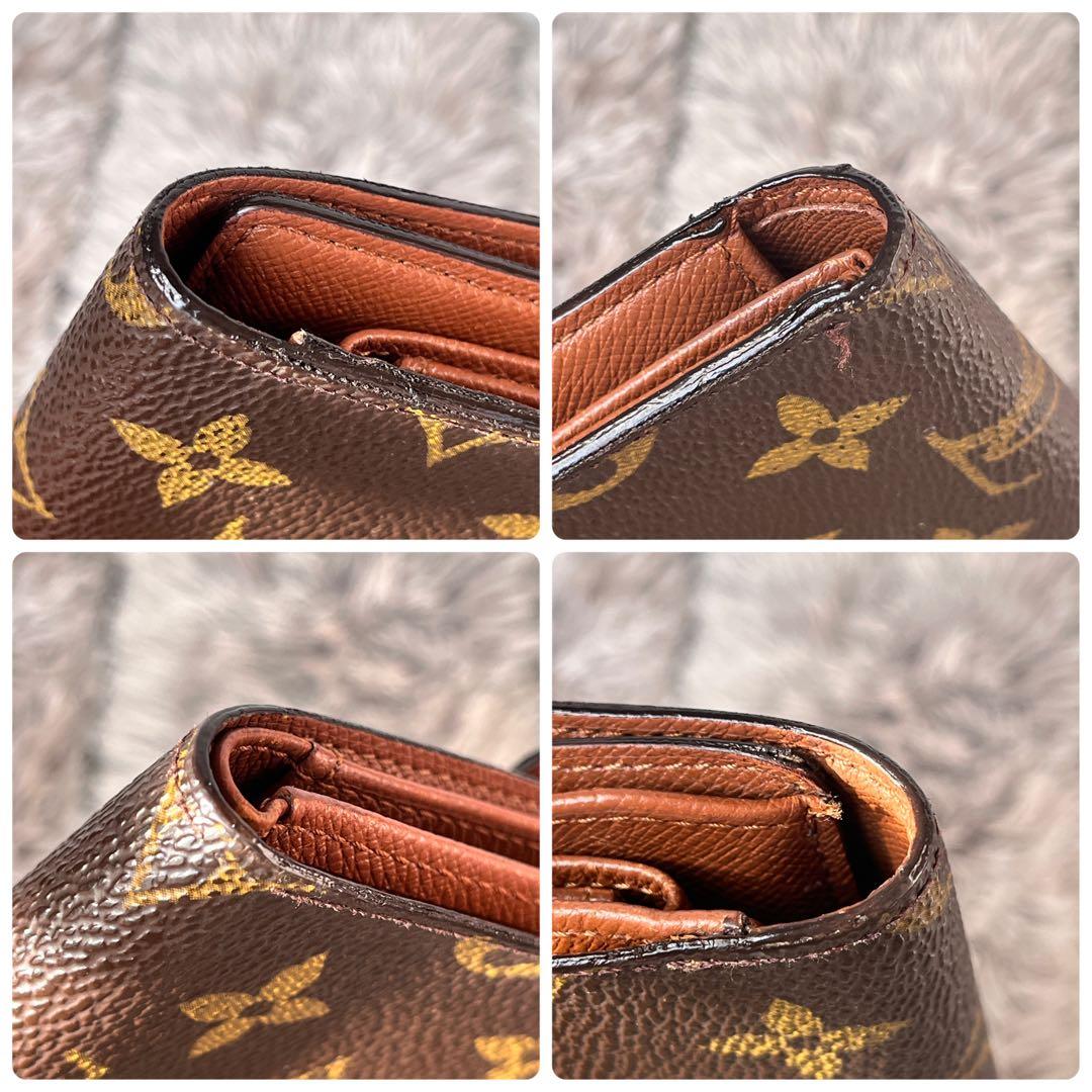 ルイヴィトン　ポルトトレゾール　エテュイパピエ　　モノグラム　折り財布