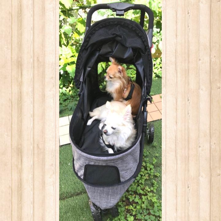 ❤耐荷重20kgで超高耐久性❣多頭飼いにも超便利♪❤通気性も抜群☆ペットカート