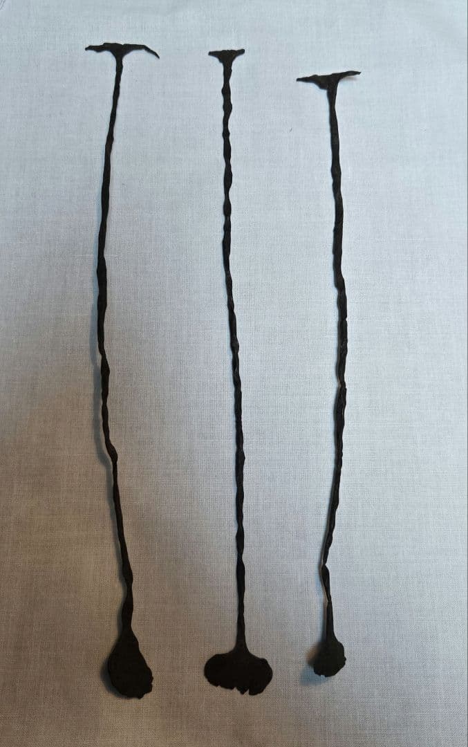 キシ族貨幣3本セット　西アフリカ　キシペニー