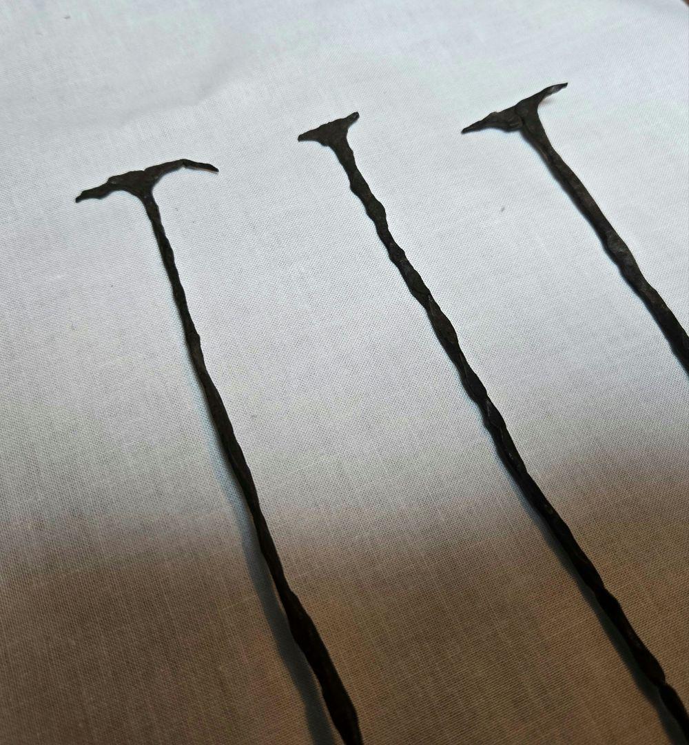 キシ族貨幣3本セット　西アフリカ　キシペニー