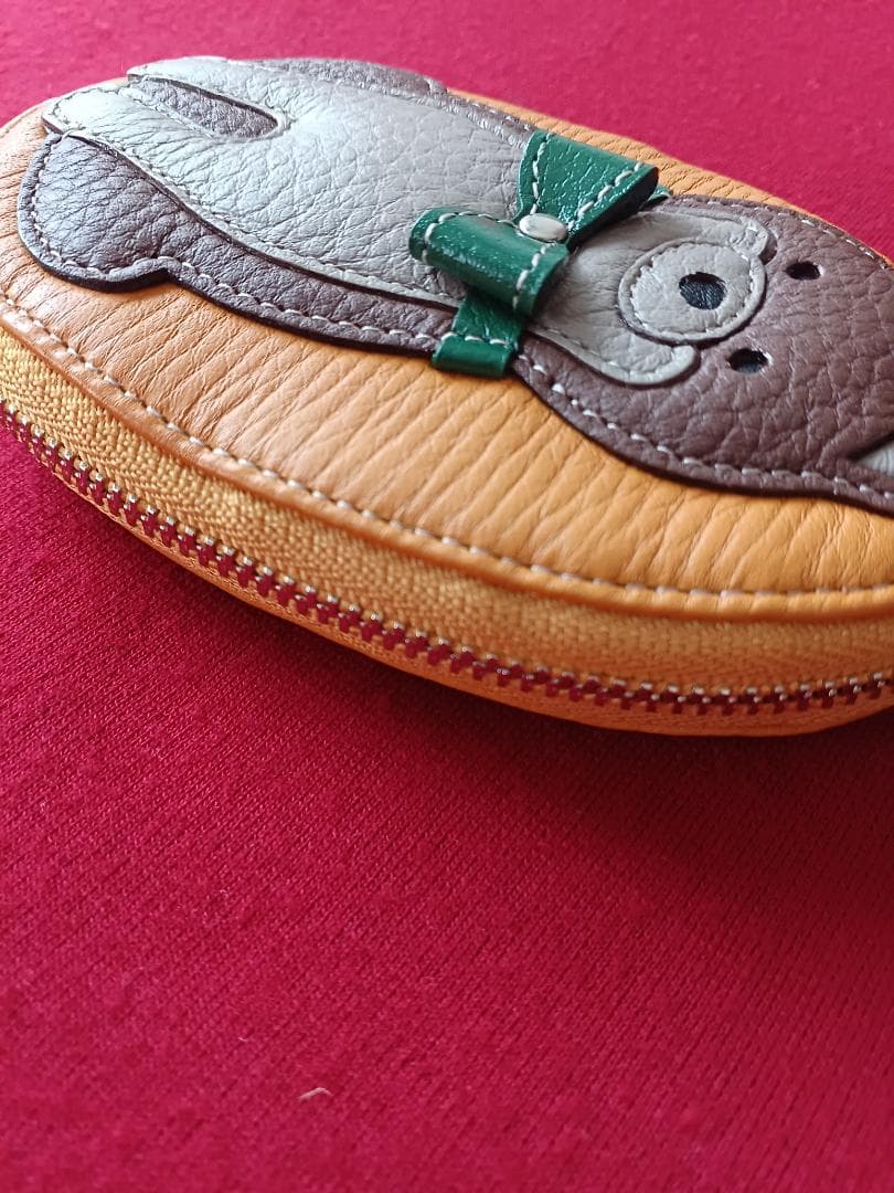 IBIZA　犬　レザー　小銭入れ　ケース　キーケース　ポーチ　未使用品