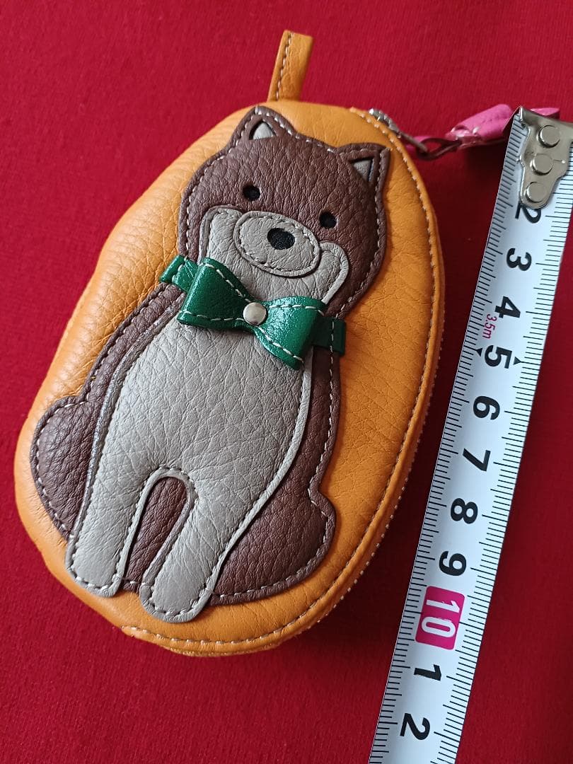 IBIZA　犬　レザー　小銭入れ　ケース　キーケース　ポーチ　未使用品