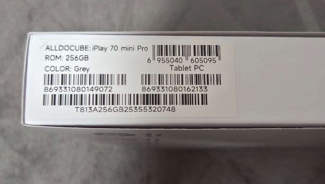 【短期間使用】ALDOCUBE iPlay 70 mini Pro+透明ケース