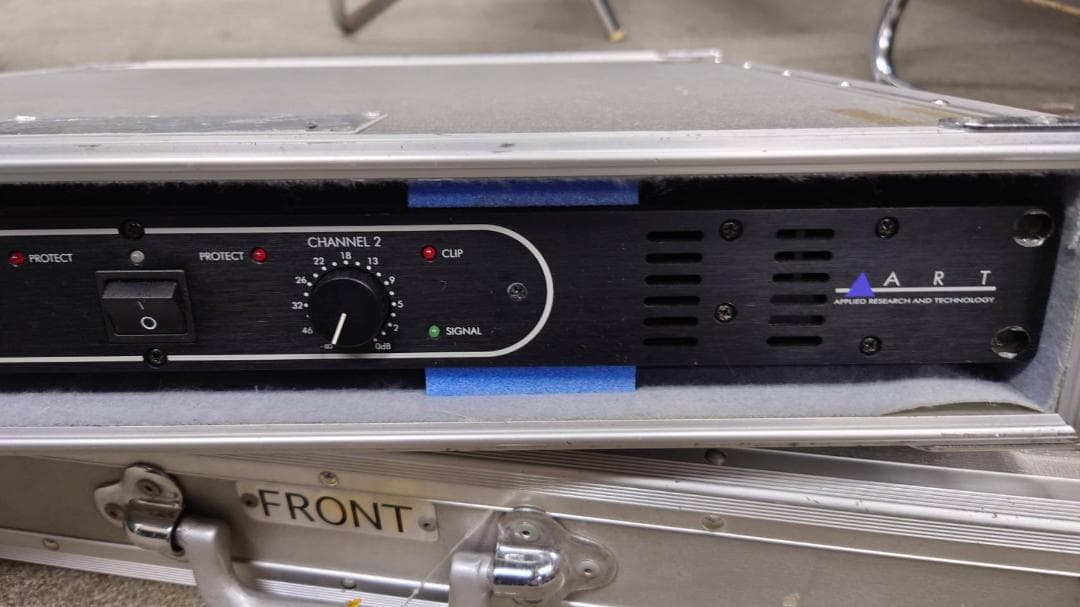 ART SLA 2 スタジオアンプ　1Uラック付き