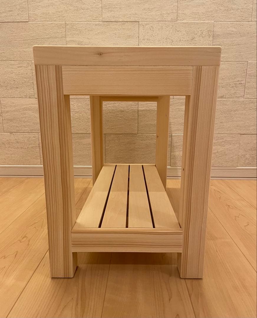 ハンドメイド　テーブル　ディスプレイ台　飾り棚