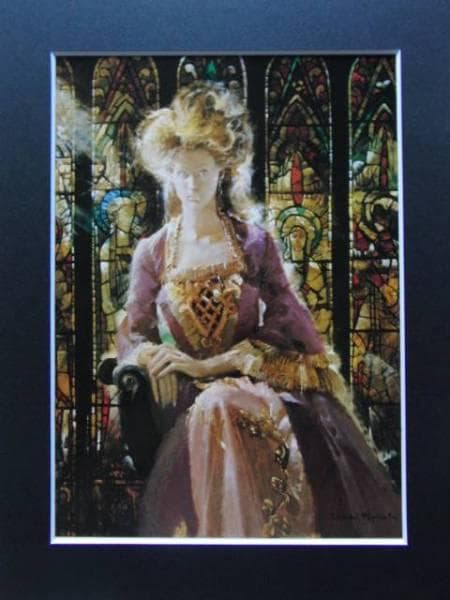 宮永　岳彦、煌、希少画集画、新品額装付