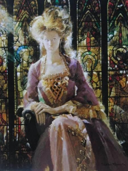 宮永　岳彦、煌、希少画集画、新品額装付