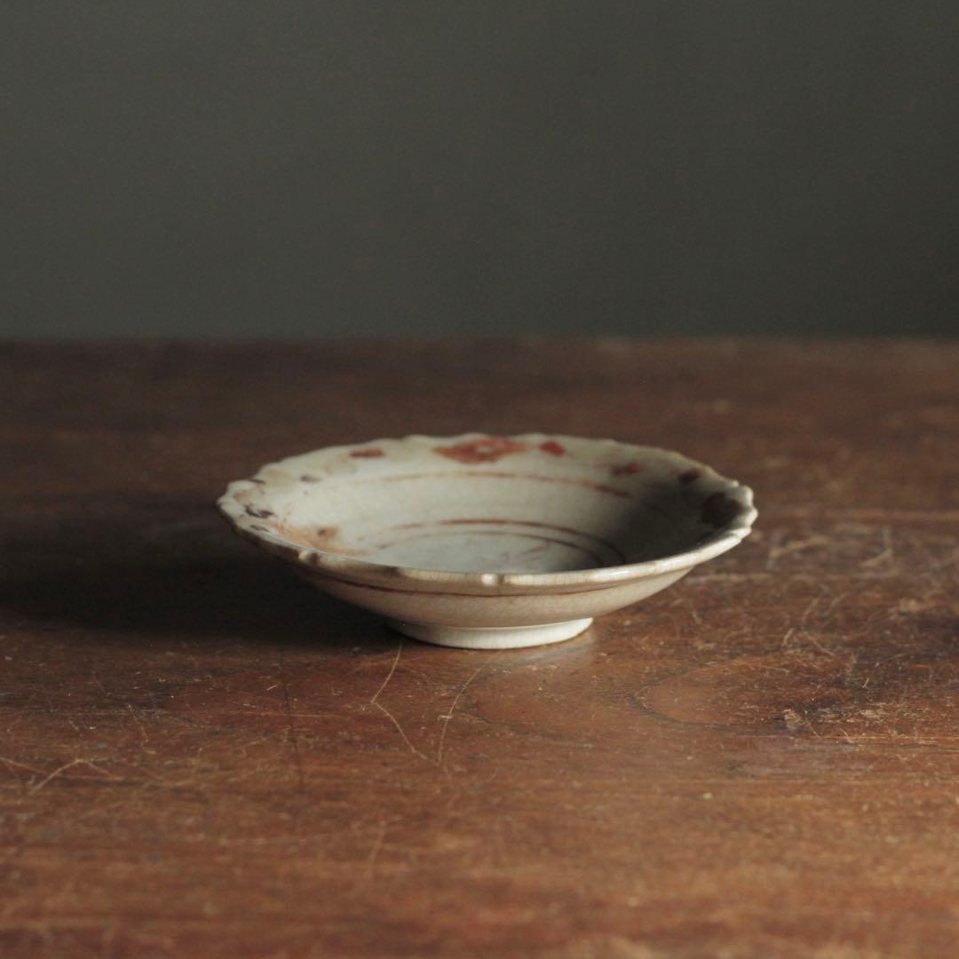 専用 鉄絵 輪花 平盃 小皿 スコタイ 16〜17世紀頃 古美術 古道具