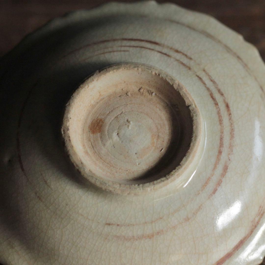 専用 鉄絵 輪花 平盃 小皿 スコタイ 16〜17世紀頃 古美術 古道具