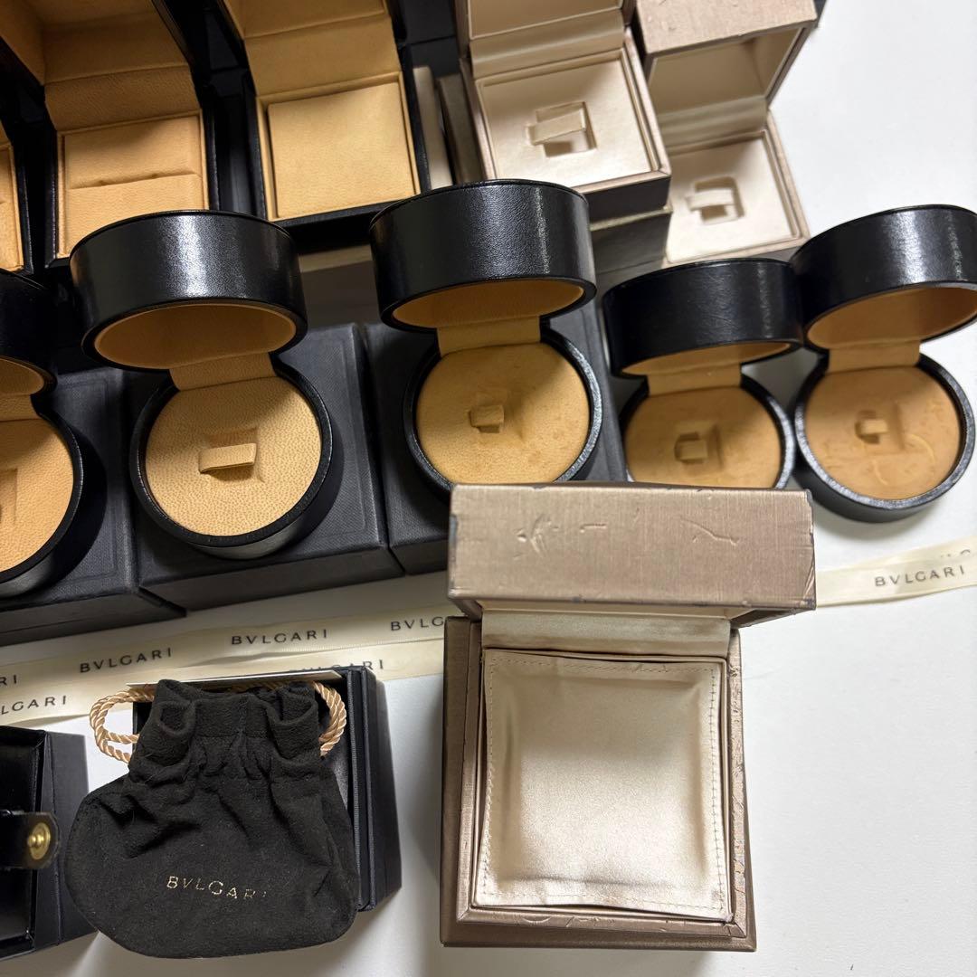 ブルガリ　アクセサリーケース　空箱　31個セット　リングケース　まとめ売り　大量