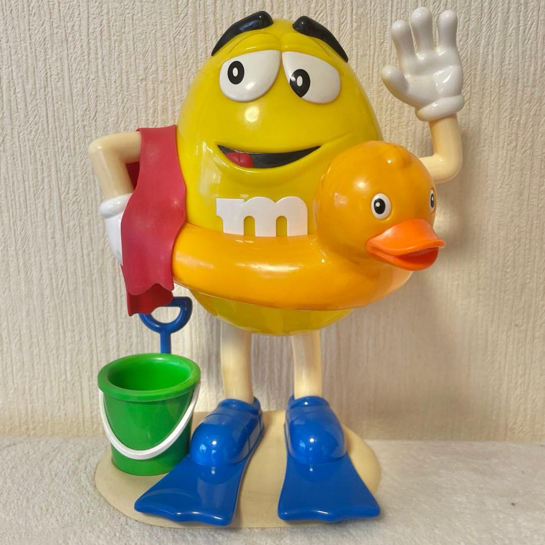M&M's エムアンドエムズ チョコレートディスペンサー イエロー レッド