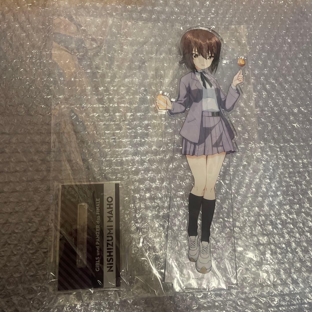 ガールズ＆パンツァー 抽選会 当選品 特大アクリルフィギュア 西住まほ