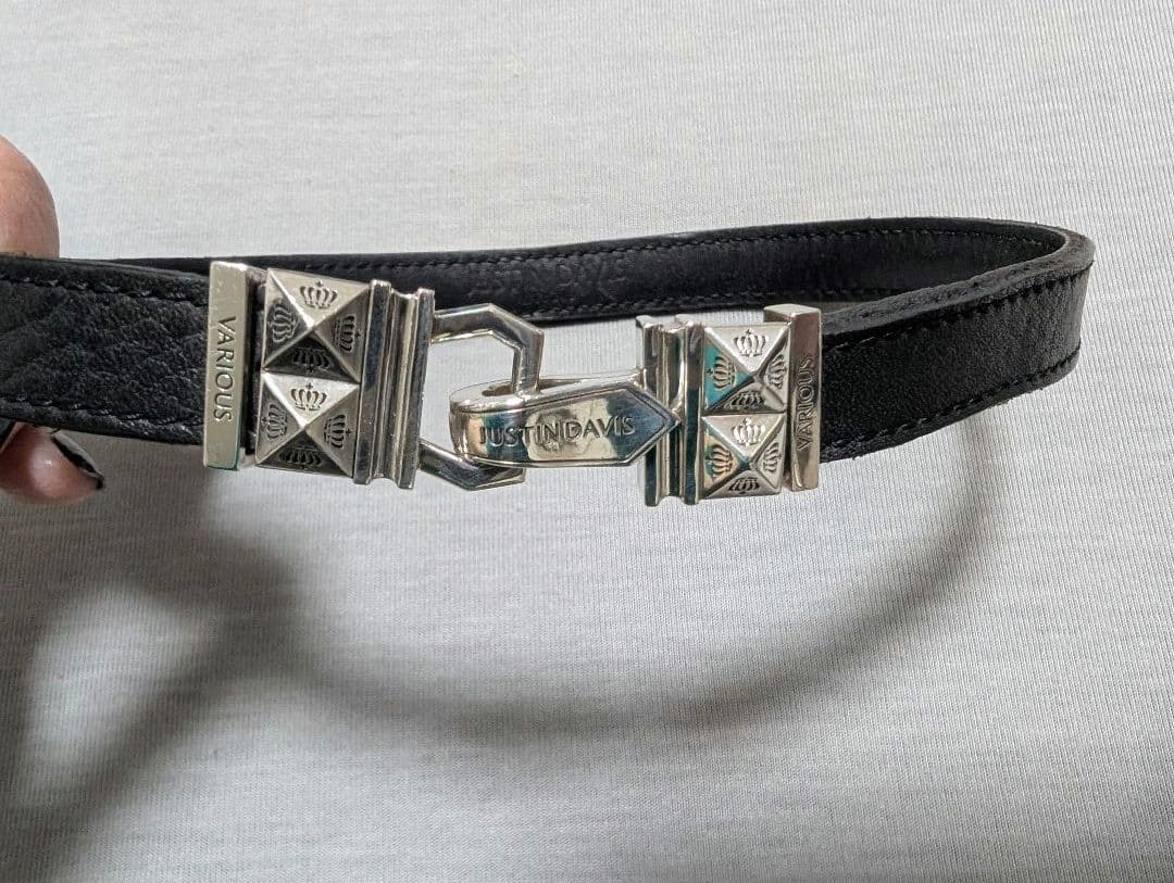 JUSTIN DAVIS・CAPRICE LEATHERチョーカーブレスMサイズ