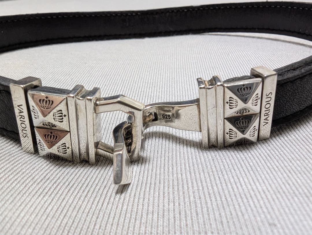 JUSTIN DAVIS・CAPRICE LEATHERチョーカーブレスMサイズ