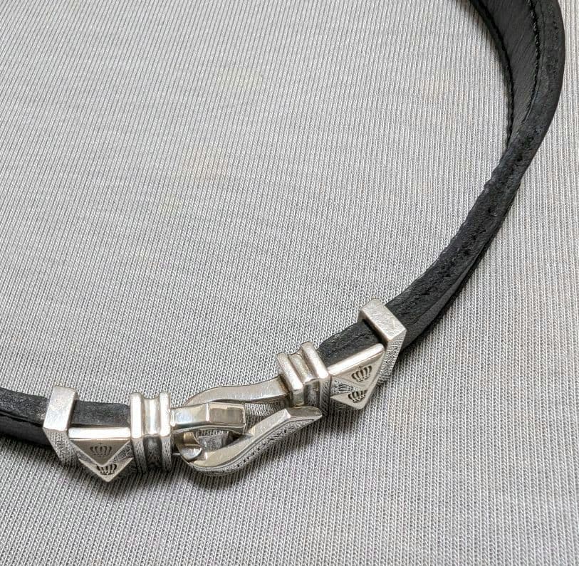 JUSTIN DAVIS・CAPRICE LEATHERチョーカーブレスMサイズ