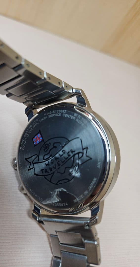 マ*サ様 未使用同様　超美品‼️　Paul Smith ワールドタイム 電波ソー
