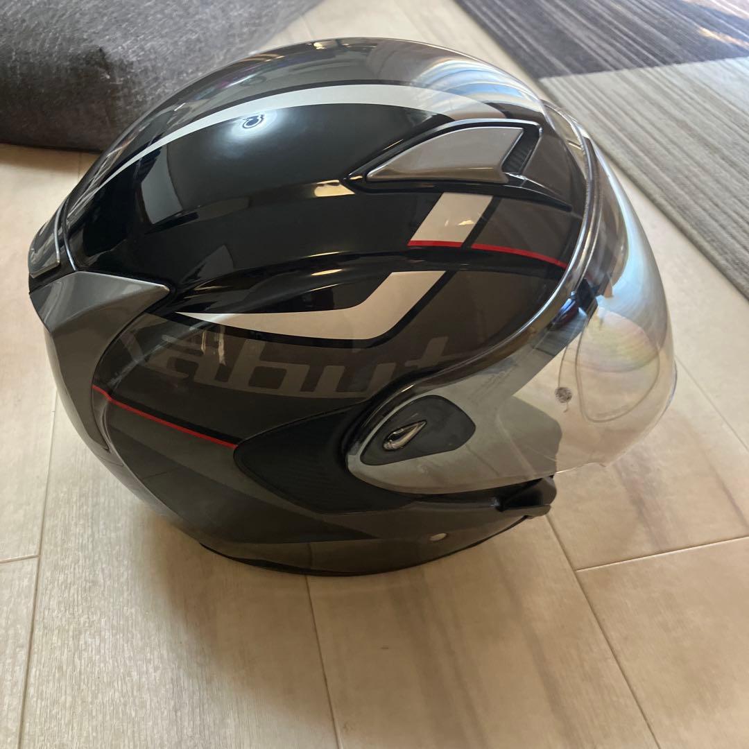 EXCEED フルフェイスヘルメット ブラック/シルバー　カブト　エクシード