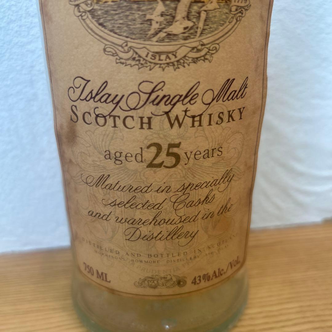 BOWMORE Islay Single Malt 25年 750ML 空ビン