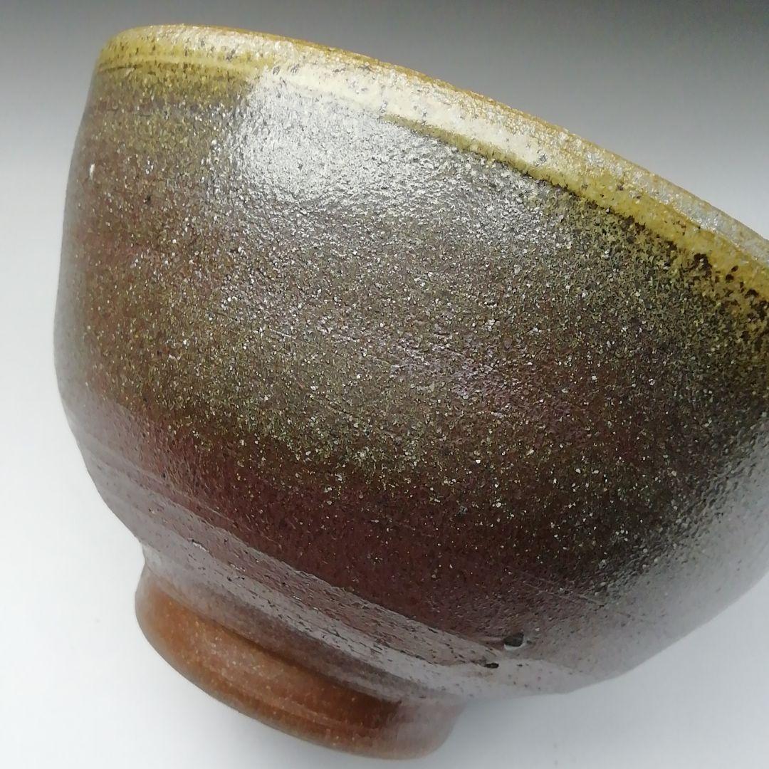 Ｔ２７１　茶碗　『備前焼』『山本宗秀 造』　共箱　抹茶碗　茶道具