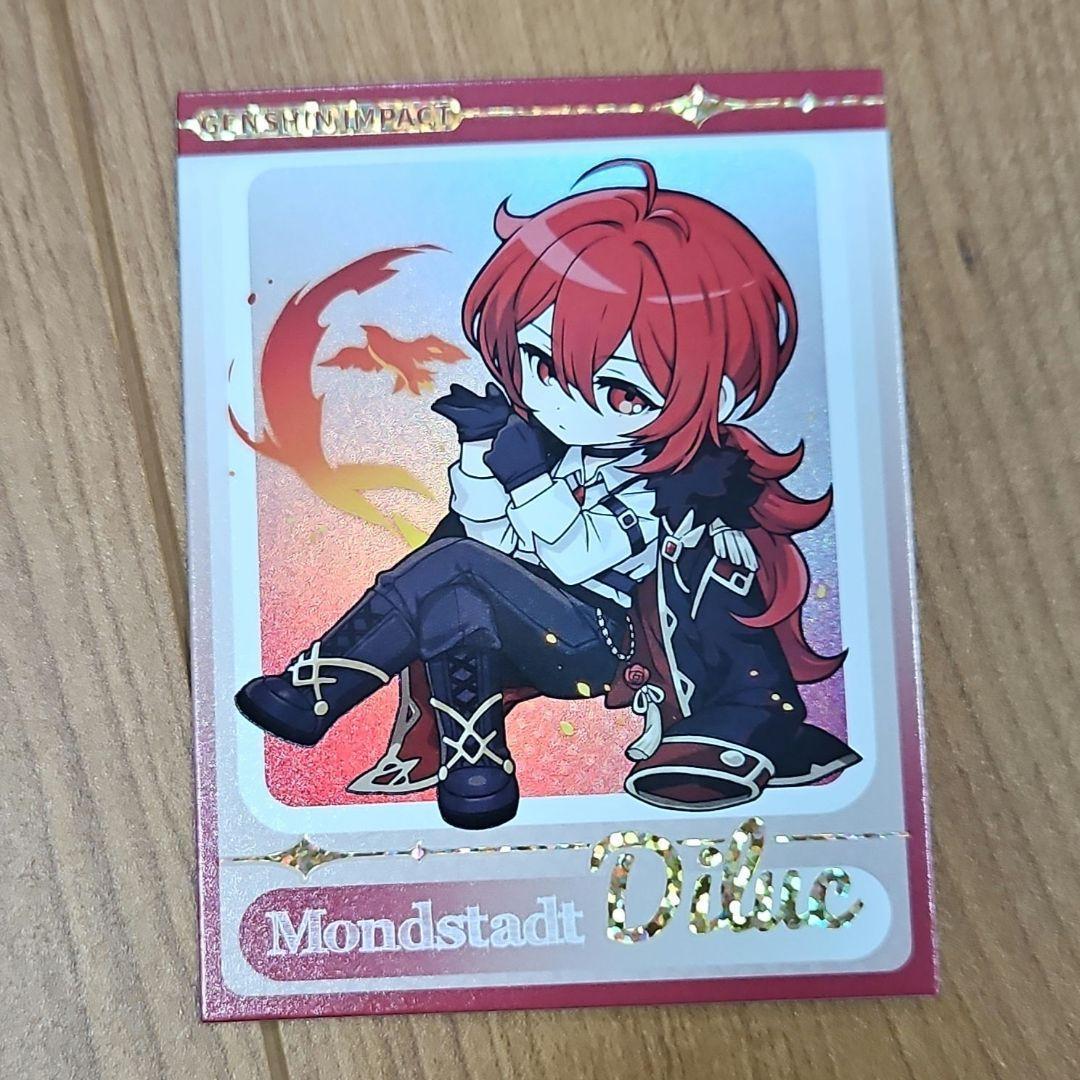 韓国 原神カフェ ディルック フォトカード 特典 Diluc