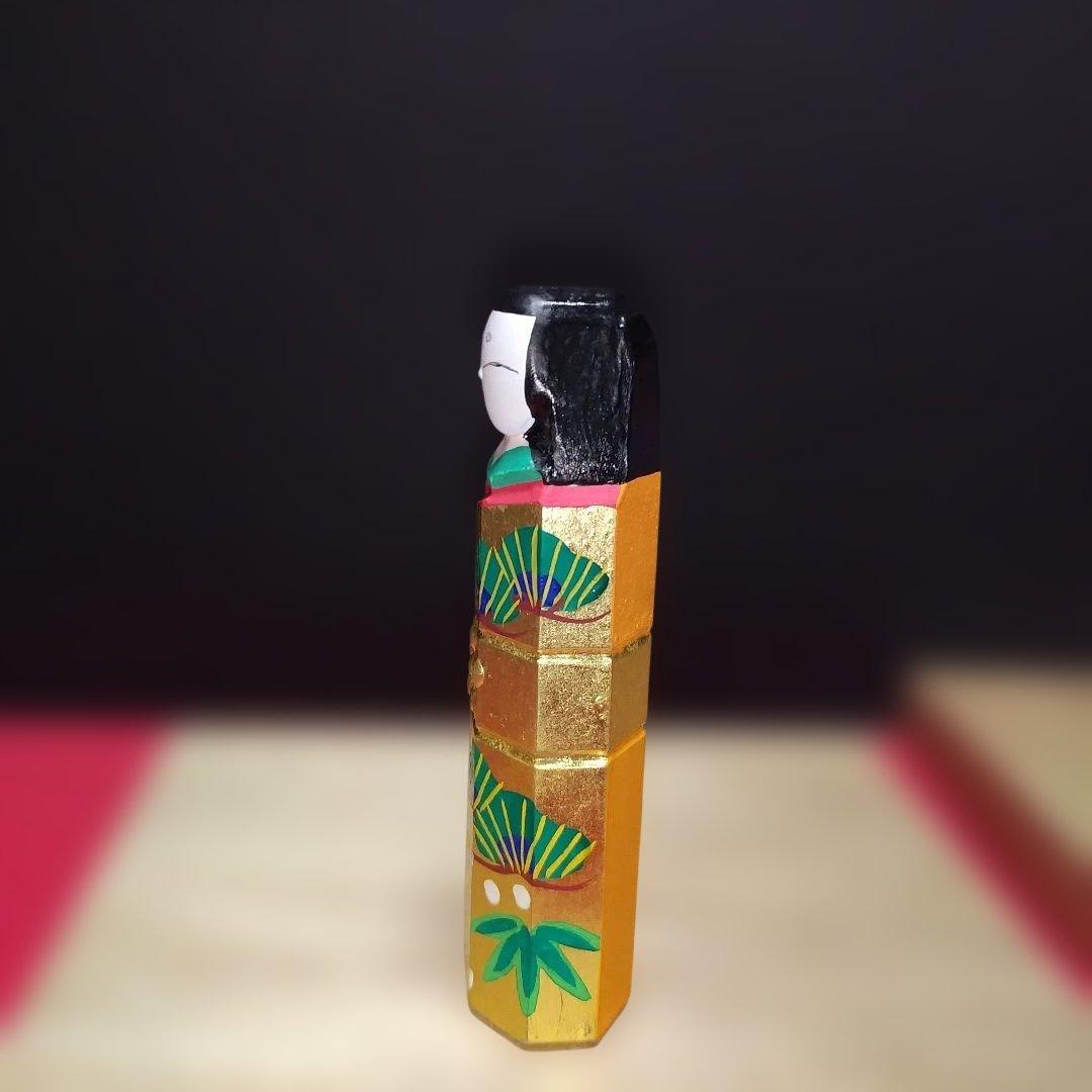 m*i様 一刀彫り　雛人形　神泉作