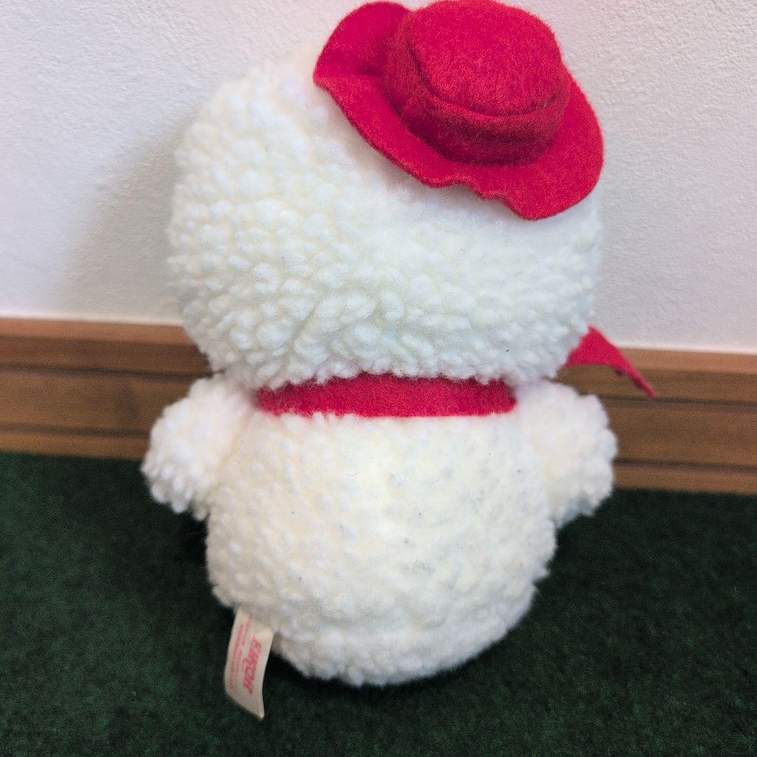 【激レア】ぬいぐるみ_ハローキティ_帽子クマ_サンリオ