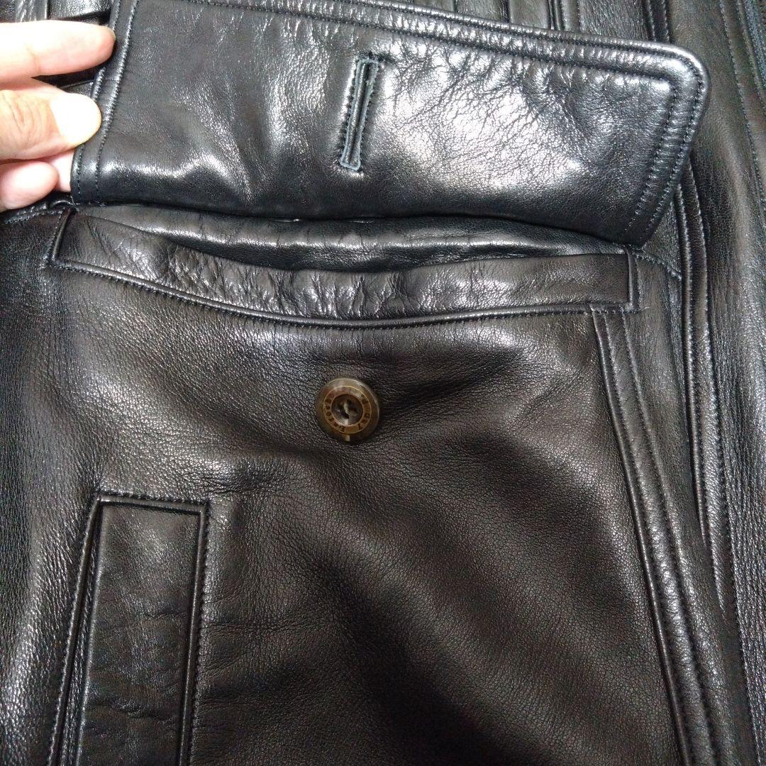 羊革レザージャケット メンズL ライダース ギラロッシュ 柔らかい日本製