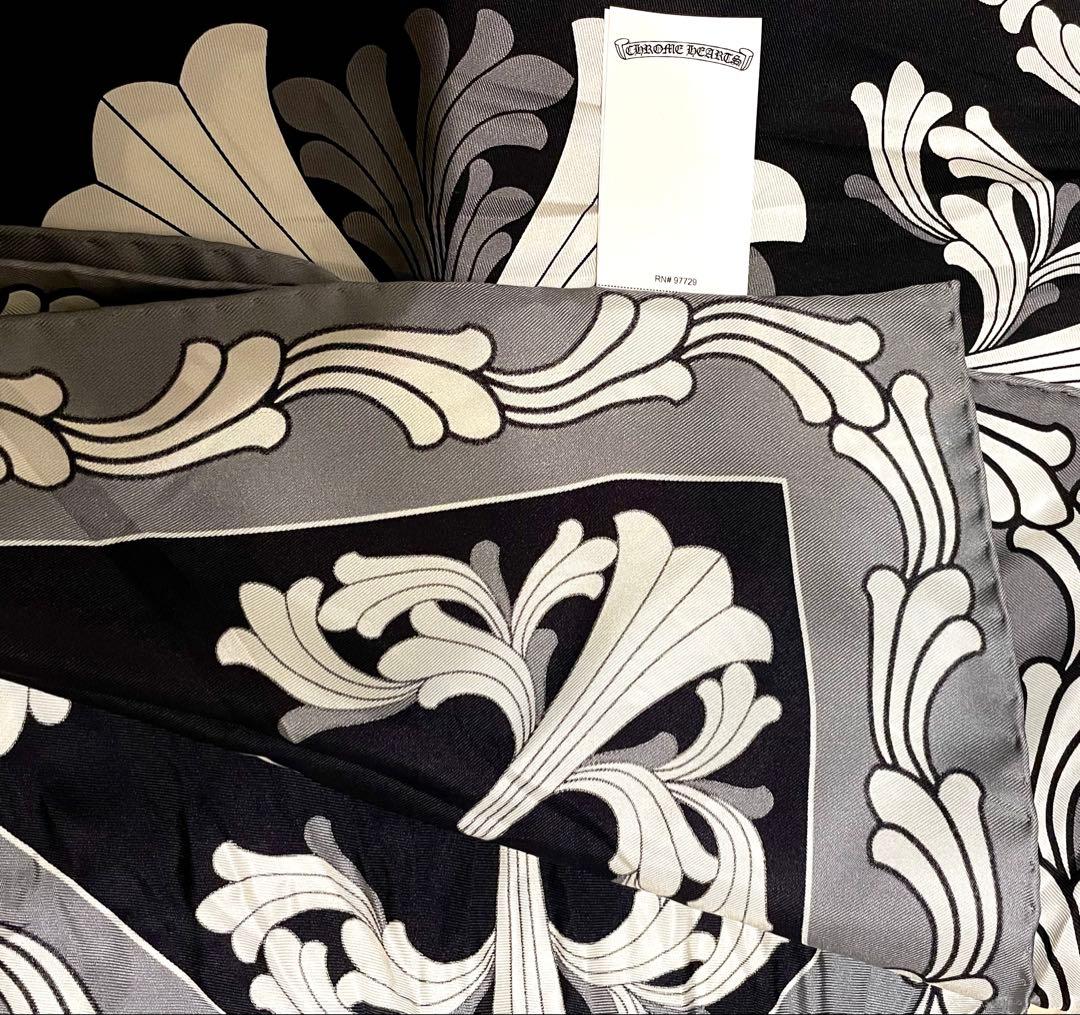 クロムハーツ　シルク　スカーフ　入手困難 【未使用近い】【最安値】【早い者勝ち】