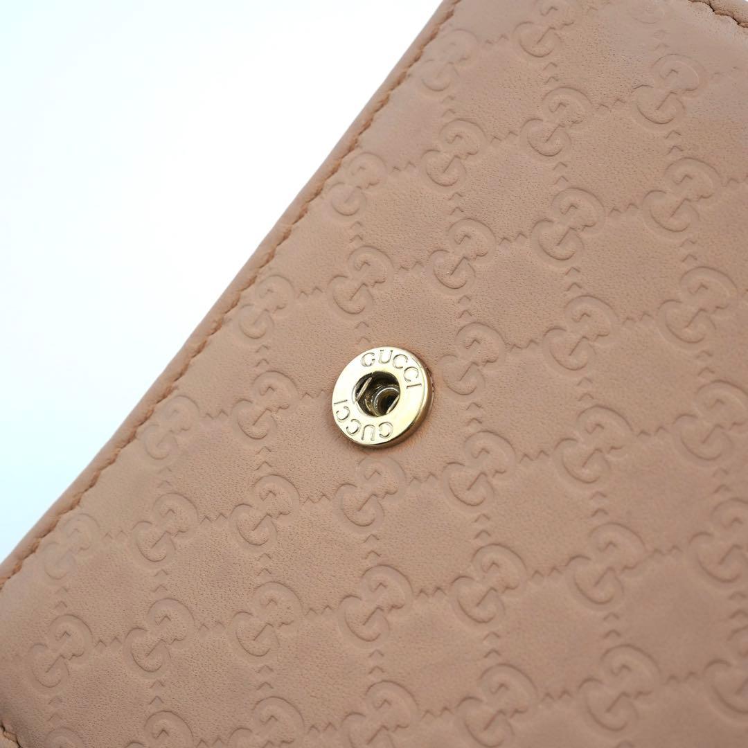 ✨未使用展示品　GUCCI ミニ財布　マイクロGG インターロッキング　ベージュ