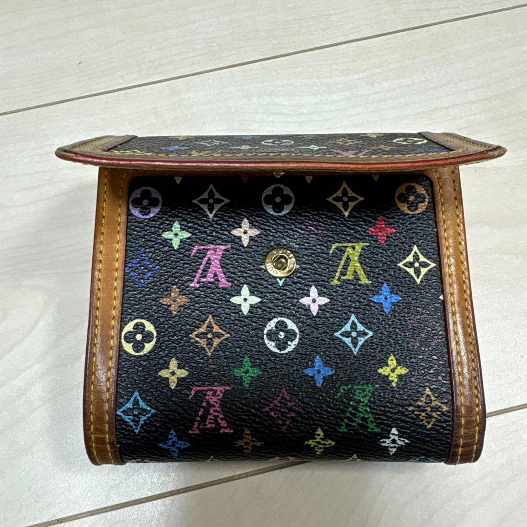 本日10時迄値下げセール♡Louis Vuitton マルチカラー 二つ折り財布