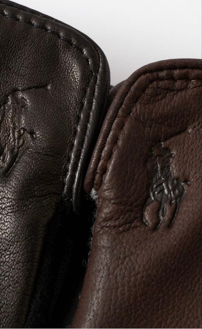 未使用品 箱付き Polo by Ralph Lauren レザーグローブ 手袋