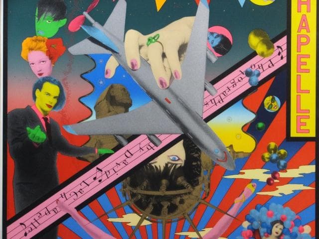 横尾忠則　直筆サイン『La ChapelleLand』シルクスクリーン1010H