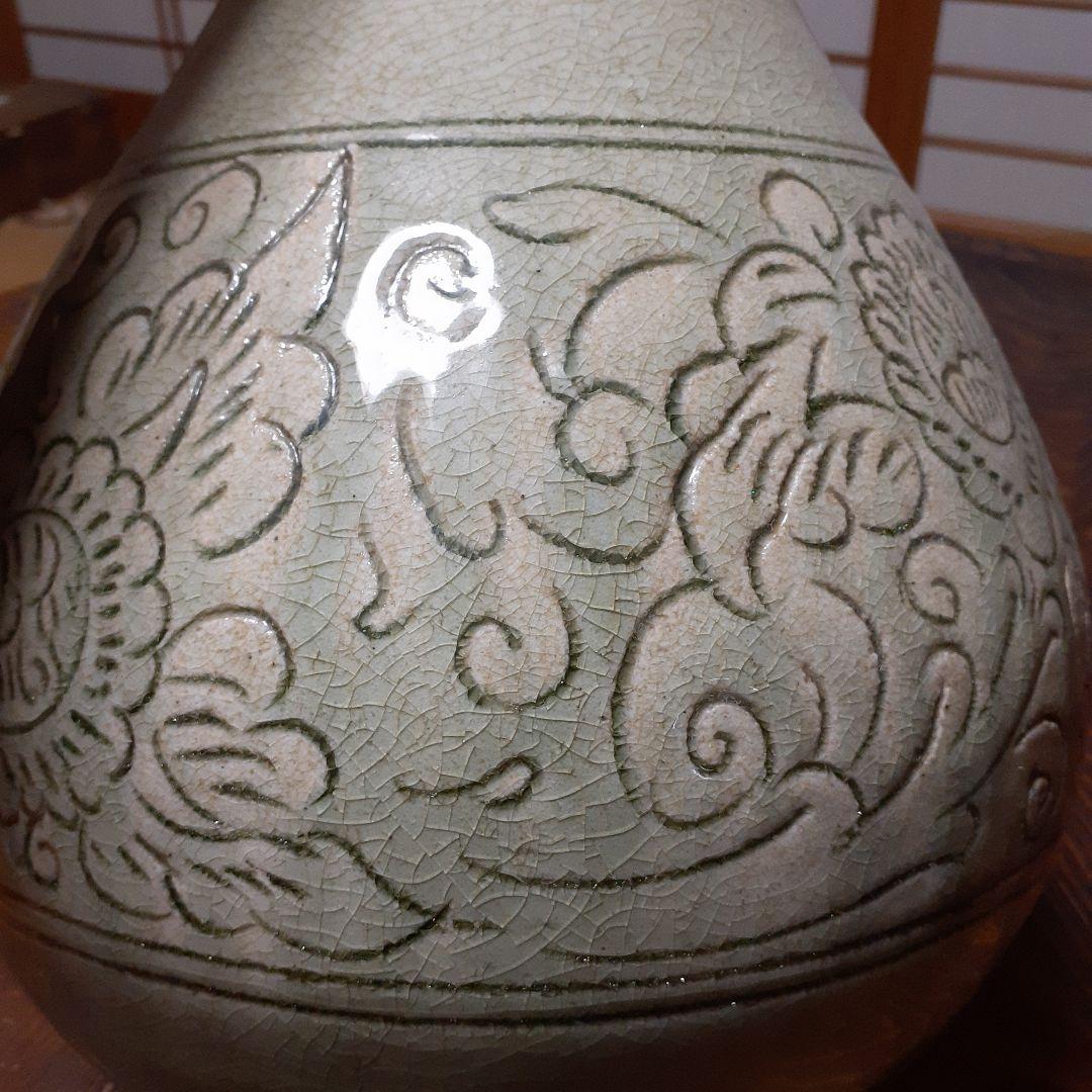 唐時代越州窯大花瓶