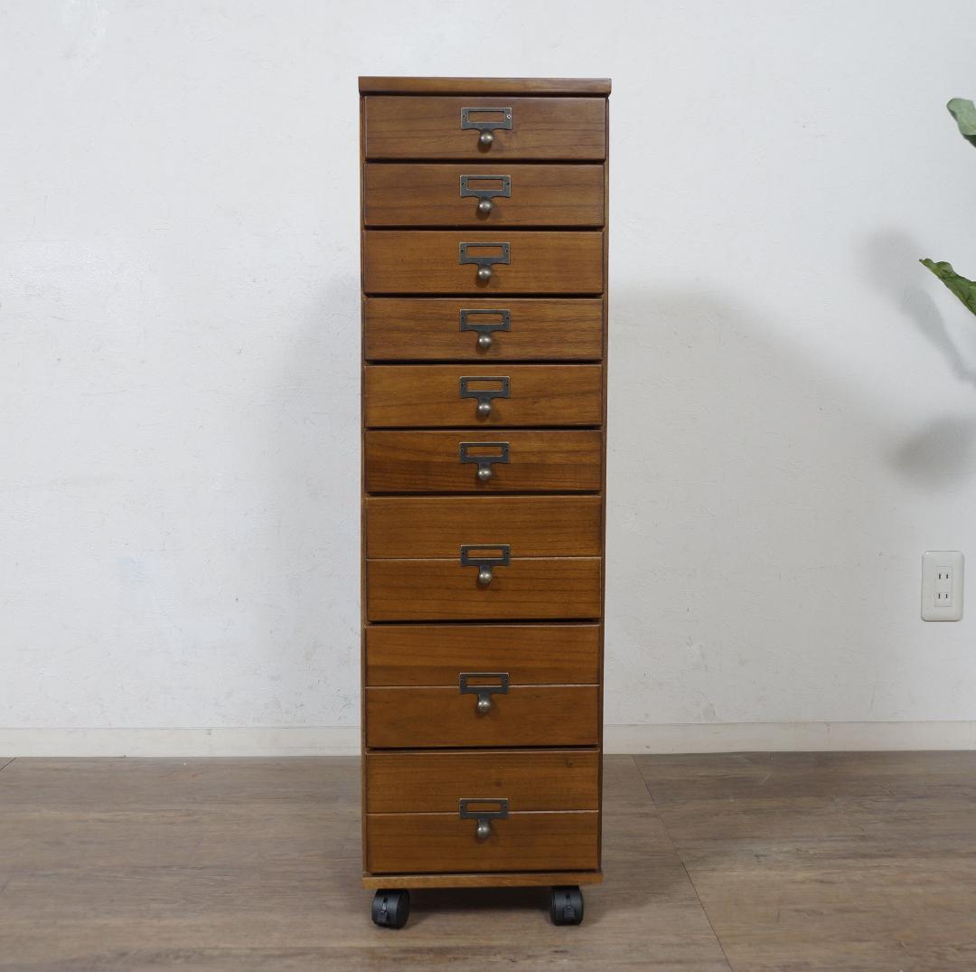 ベル　訳あり　桐製　 　箪笥　整理タンス　書類チェスト　9段　収納