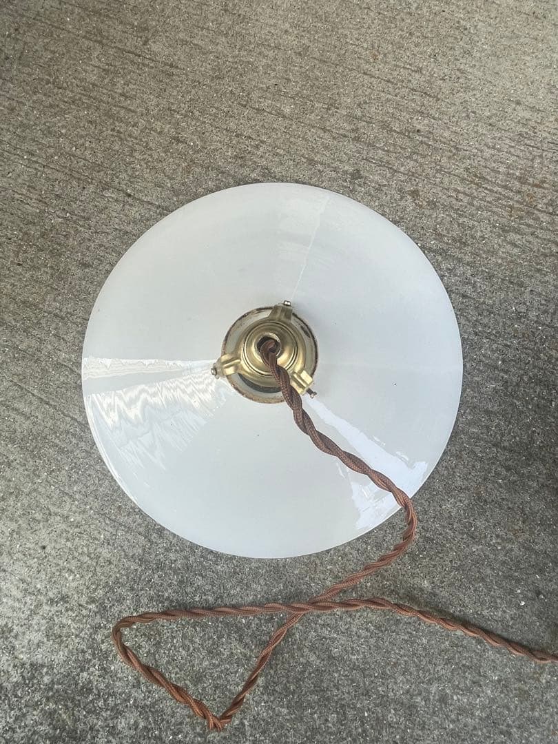 【merci】 2a. フランス　吊り下げ　滑車　ランプ　古道具　店舗什器