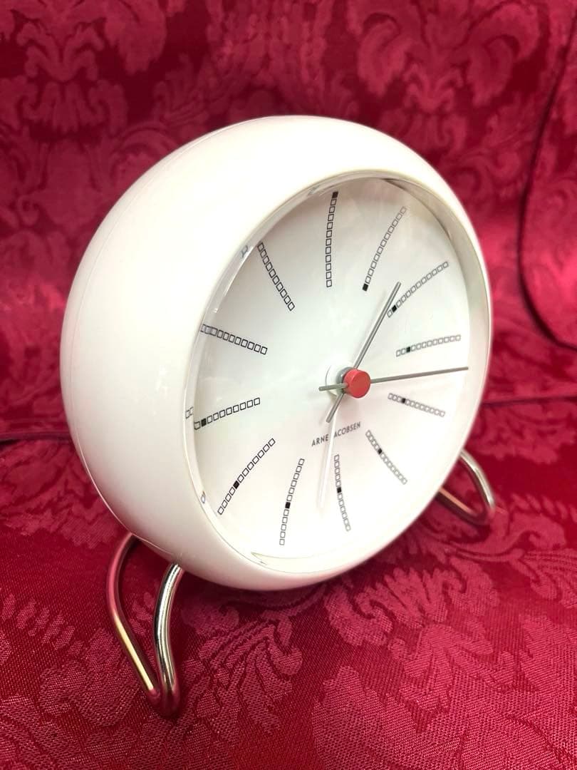 【美品】Arne Jacobsen Bankersアルネヤコブセン 置時計