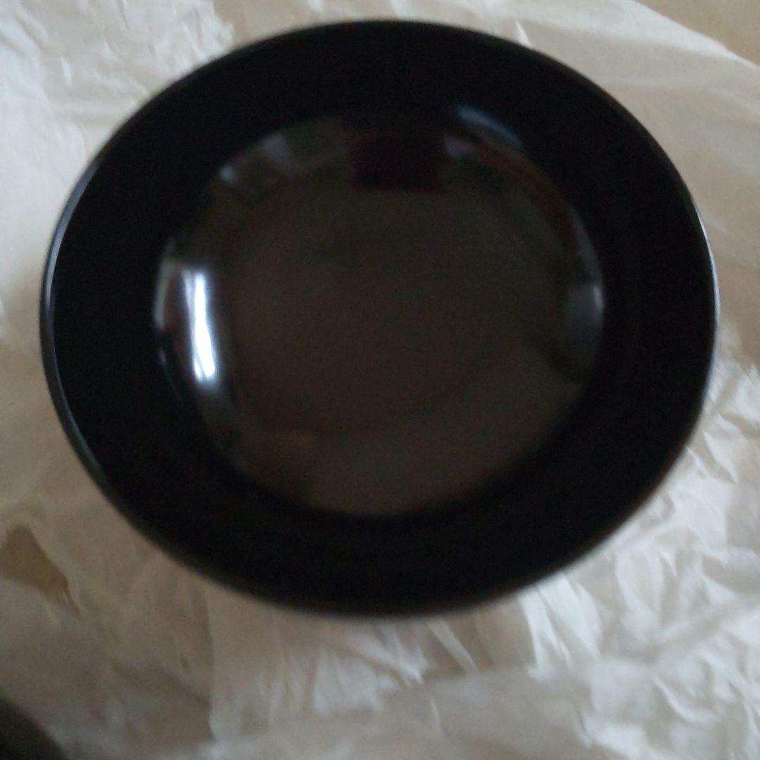浄法寺塗　うるみ工芸　漆器 黒色椀 ５個セット 蓋付き　伝統工芸　新品未使用