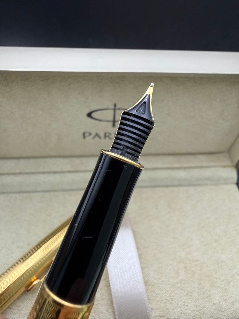 PARKER 万年筆 ソネット ゴールド カスケード 18K M 未使用品