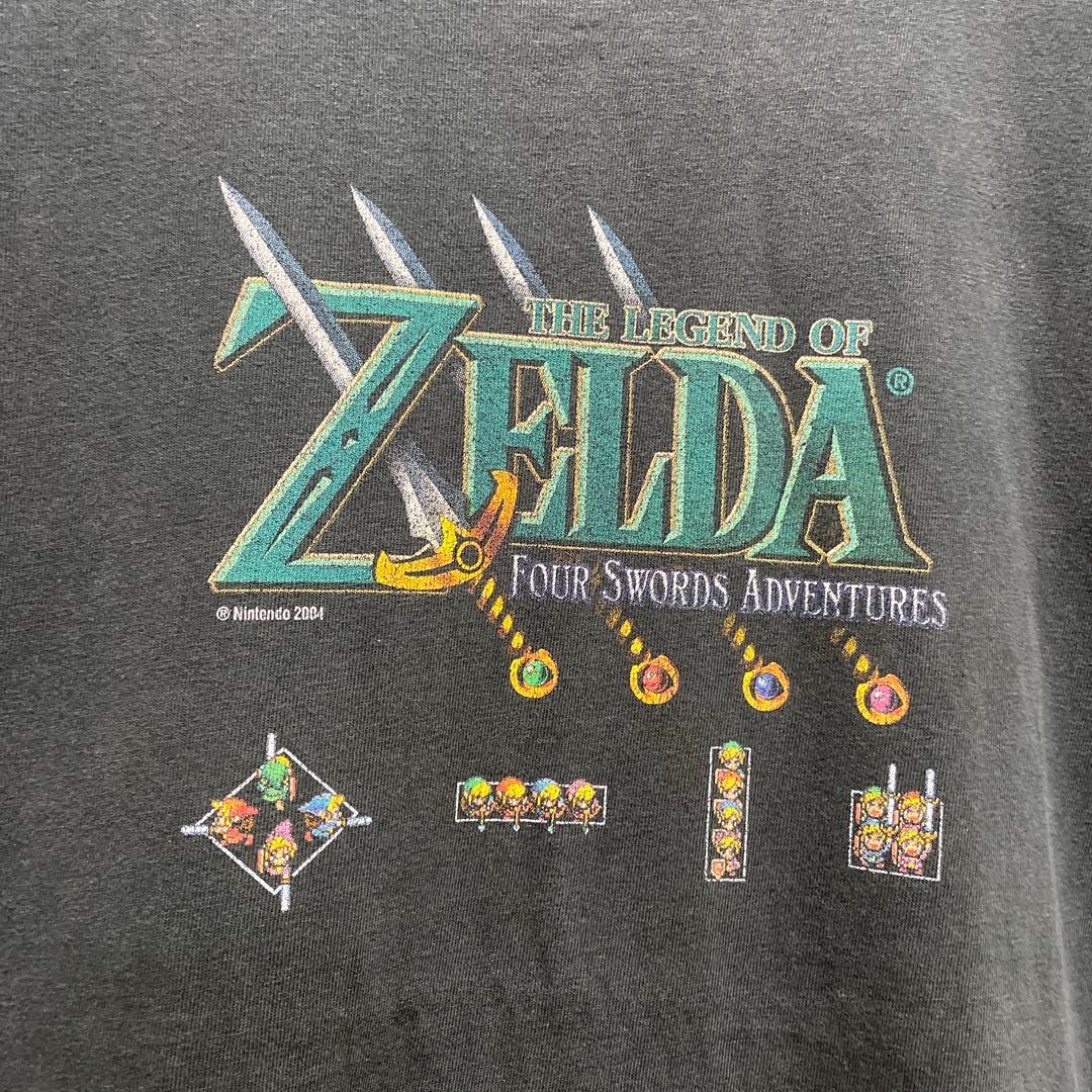 ゼルダの伝説 ビンテージ tシャツ フェード 00s ニンテンドー ゲーム