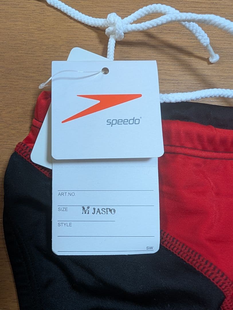 speedo 競泳水着（競パン） Mサイズ 黒/赤/ピンク