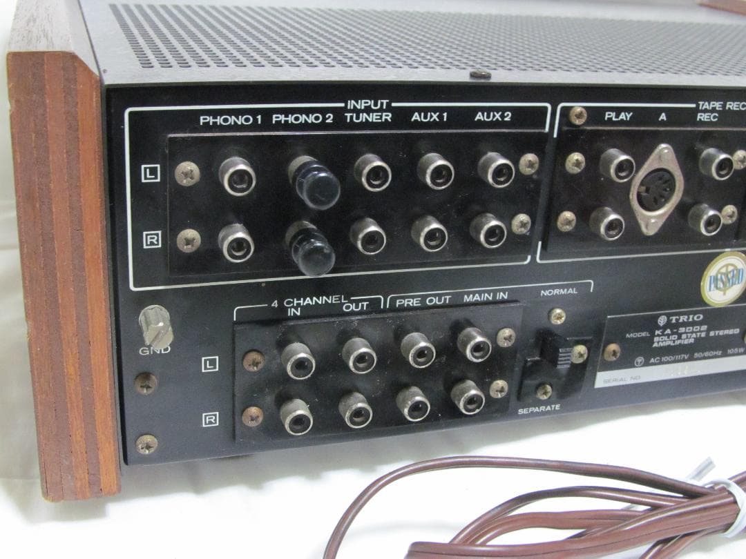 TRIO KA-3002 軽整備済 プリメインアンプ 名機 ビンテージ 昭和