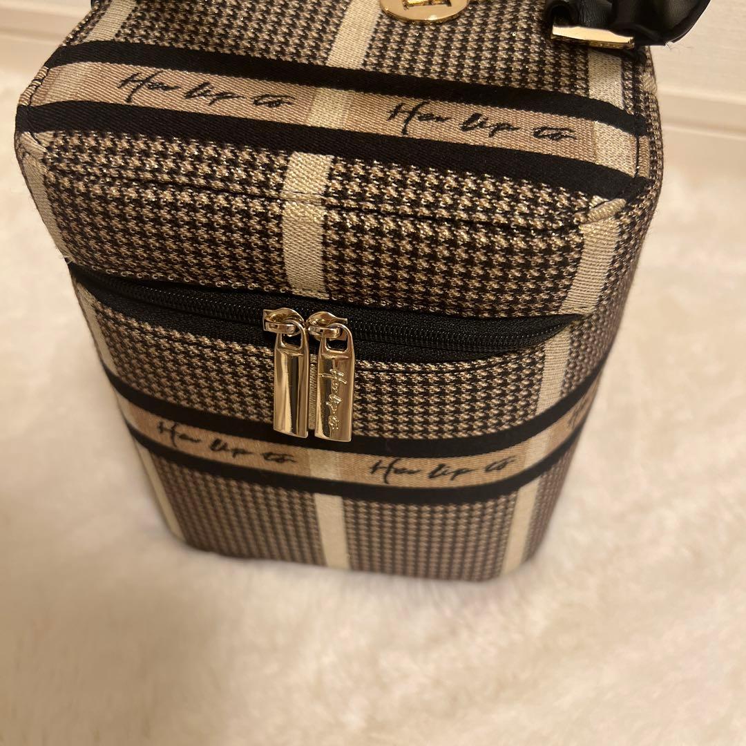 herlipto Jacquard Vanity Bag ゴールド