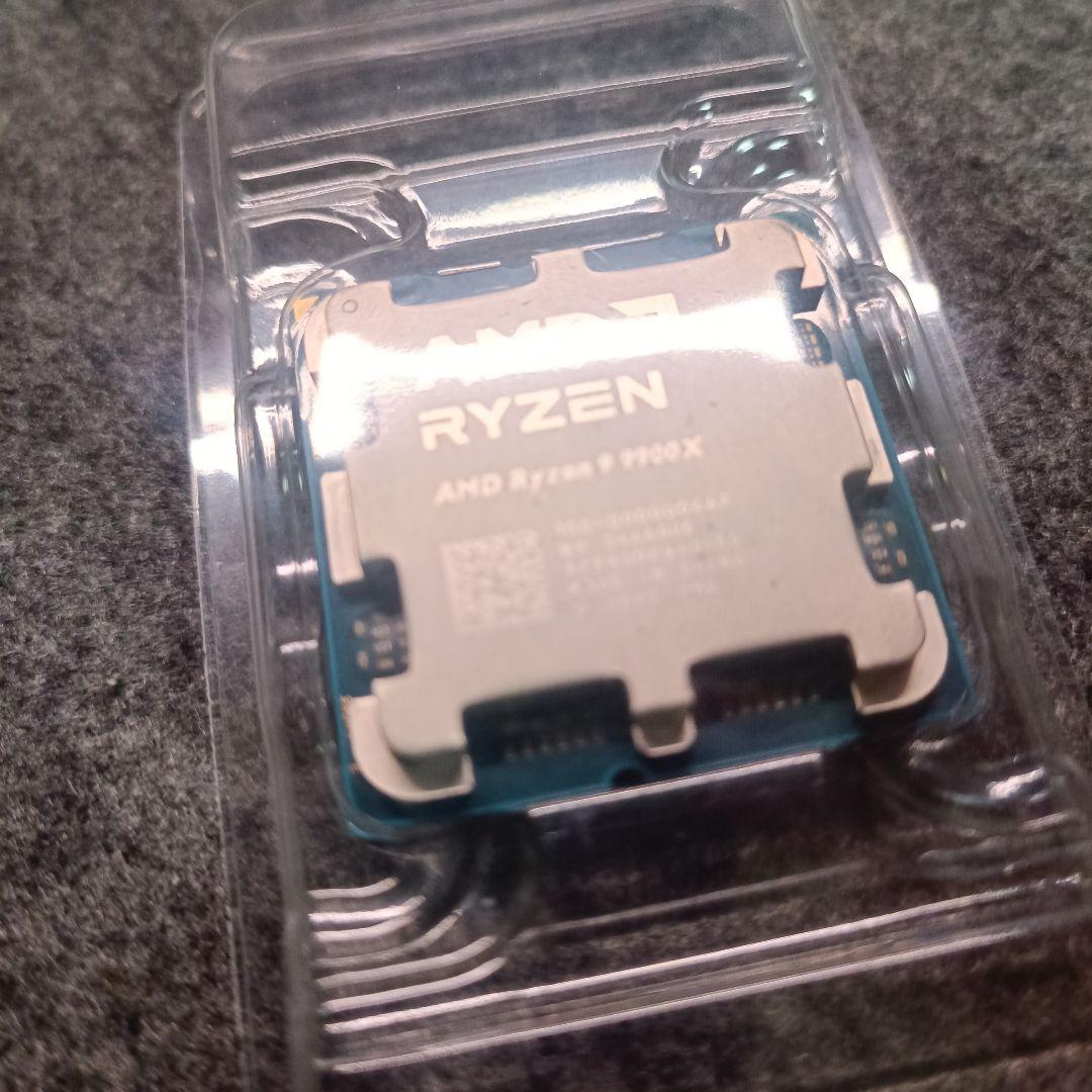AMD Ryzen 9 9900X CPU バルク ほぼ未使用