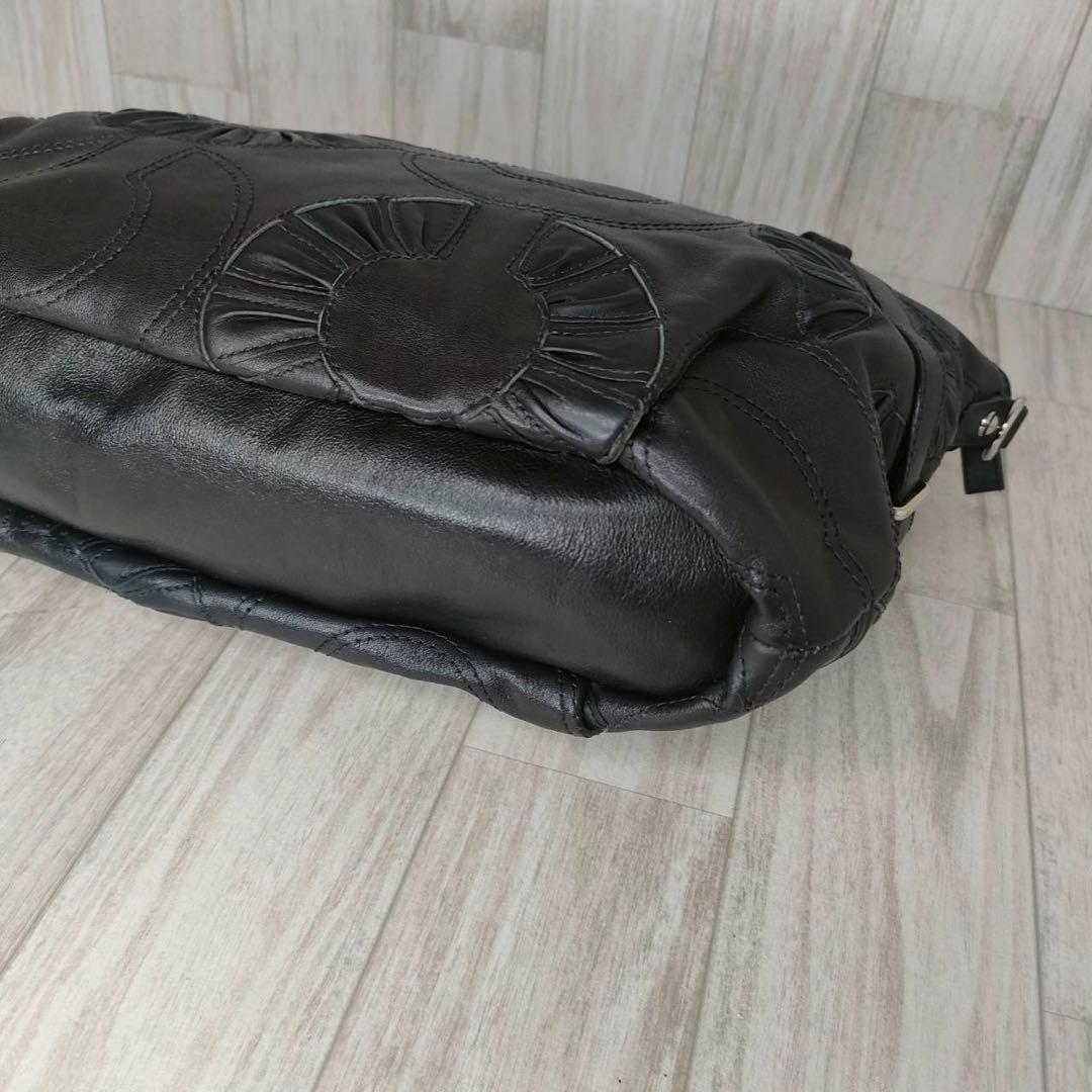 55 COACH コーチ　レザー　2WAY ハンドバッグ　ショルダーバッグ