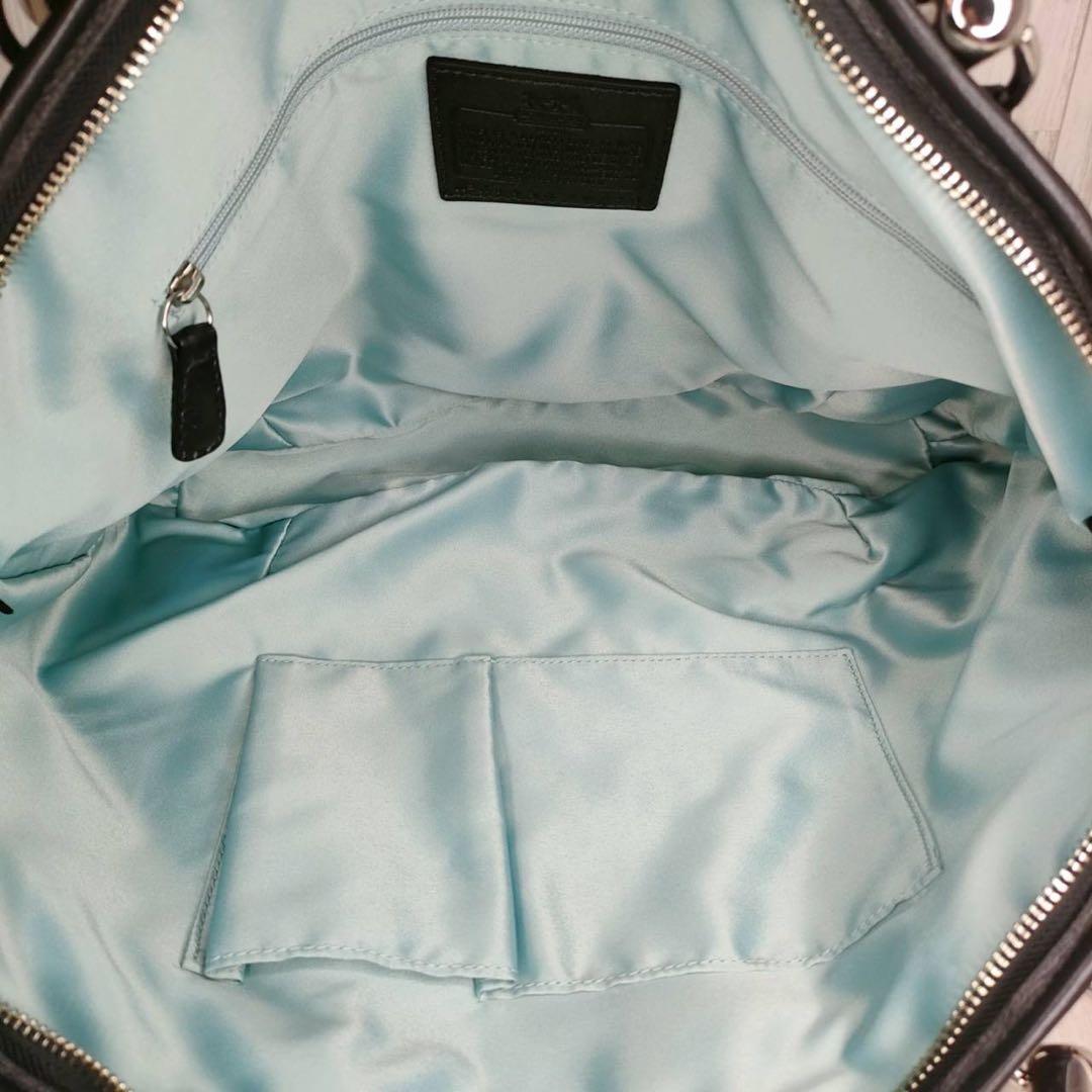 55 COACH コーチ　レザー　2WAY ハンドバッグ　ショルダーバッグ