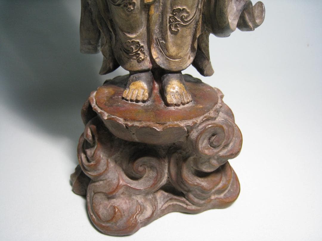 音声菩薩像  　喜多敏勝  ブロンズ製　　天上の音色