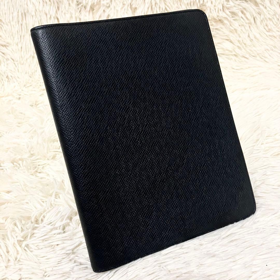 【良品】 ルイヴィトン タイガ アジェンダ・ビューロー イニシャル入り