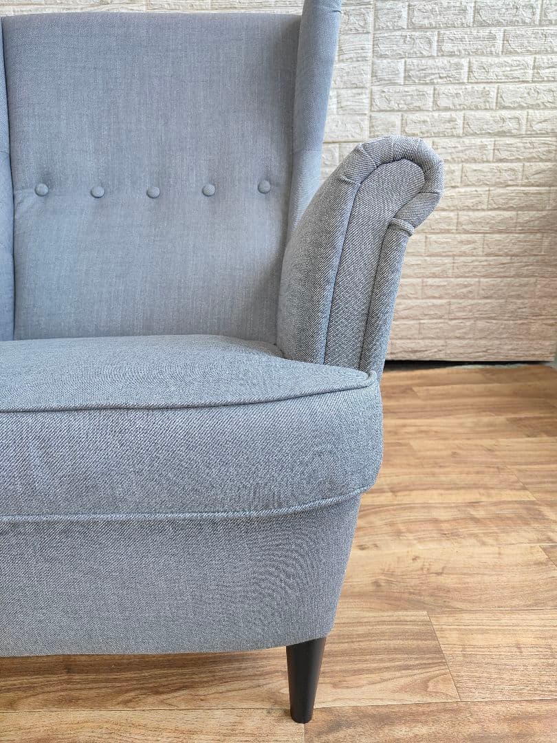 IKEA STRANDMON ストランドモン ウィングチェア・オットマンセット