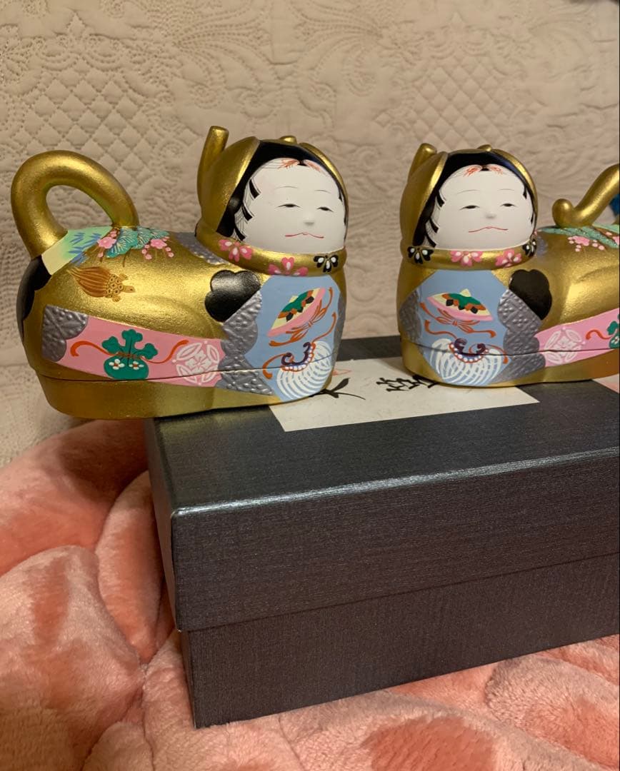 凡とろわ•*¨*•.¸犬筥 ひな祭り 久月雛人形 黒柳徹子 柏木由紀子