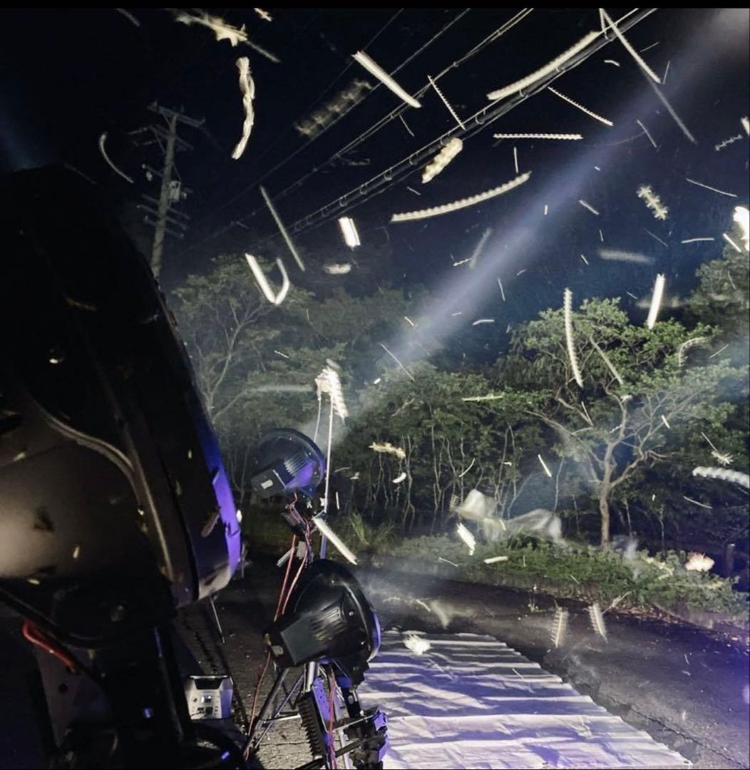 爆光 新品 強力 HID7インチ 115W 紫外線強化バルブ 灯火採集